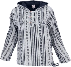 Guru-Shop Sweater Goa Kapuzenshirt Baja Hoodie 