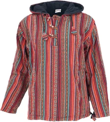 Guru-Shop Sweater Goa Kapuzenshirt Baja Hoodie 