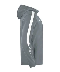 Jako Kapuzensweatshirt Kapuzenjacke Power Hellgrau/Grau/Dunkelgrau/Dunkelblau