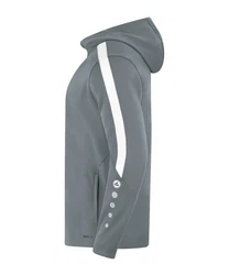 Jako Kapuzensweatshirt Kapuzenjacke Power Hellgrau/Grau/Dunkelgrau/Dunkelblau