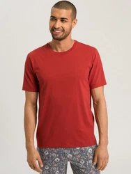 Hanro T-Shirt Living Shirts Rot/Orange/Dunkelrot/Braun
