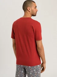 Hanro T-Shirt Living Shirts Rot/Orange/Dunkelrot/Braun