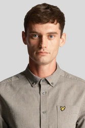 Lyle & Scott Langarmhemd mit Brusttasche 