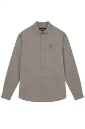 Langarmhemd Herren, 100% Baumwolle, Mit Button Down Kragen
