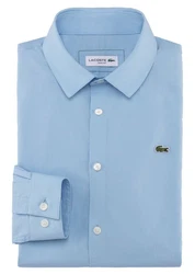Lacoste Langarmhemd OBERHEMDEN Hellblau