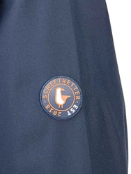 Schietwetter Funktionsjacke Herren Drei Finger John Dunkelblau/Hellblau
