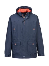 Schietwetter Funktionsjacke Herren Drei Finger John Dunkelblau/Hellblau
