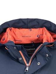 Schietwetter Funktionsjacke Herren Drei Finger John Dunkelblau/Hellblau