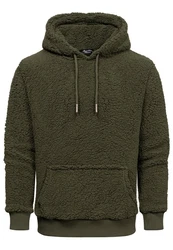 Amaci&Sons Kapuzenpullover CARNEY Dunkelgrün/Grün