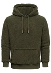 Amaci&Sons Kapuzenpullover CARNEY Dunkelgrün/Grün