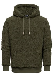 Amaci&Sons Kapuzenpullover CARNEY Dunkelgrün/Grün