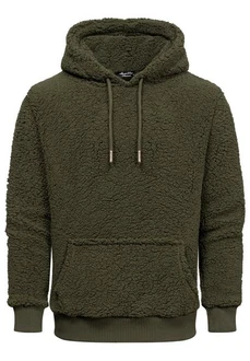 Amaci&Sons Kapuzenpullover CARNEY Dunkelgrün/Grün