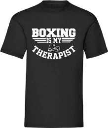 Print-Shirt Herren Boxen Boxsport Outdoor Kampfsport Streetwear Outdoor Sport hochwertiger Druck, 100% Baumwolle