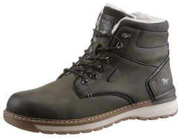 Winterboots, Casusalmode, Schnrboots, Winterstiefel mit sen und Logo-Aufnher