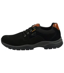 camel active Halbschuhe Sneaker Schwarz/Orange