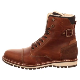 Boot Tan/Cognac Schnrstiefel