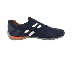 Geox Herren Slipper U Snake L Hellblau/Blau/Dunkelblau