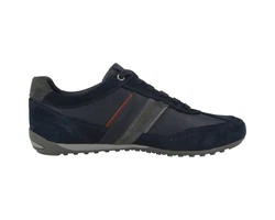 Geox Herren Sneaker U Wells C navy/nachtblau/schlammfarben/kirschrot (U52T5C 022ME CF47J)