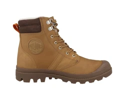 Palladium Pallabrousse SC Waterproof+ Schnürboots Braun/Beige