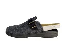 Herren Filz Pantoffel 8815-2311 superweit anthrazit grau Hausschuh