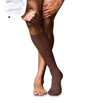 FALKE Kniestrümpfe No. 6 Finest Merino & Silk 