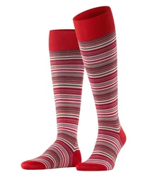 FALKE Kniestrümpfe Microblock Rot/Dunkelrot/Bordeaux