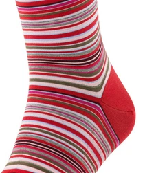 FALKE Kniestrümpfe Microblock Rot/Dunkelrot/Bordeaux