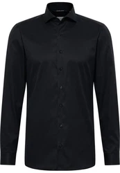 Eterna Langarmhemd SLIM FIT NON IRON Schwarz/Braun/Dunkelblau/Rot
