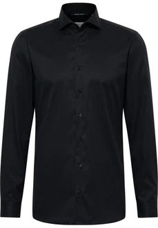 Eterna Langarmhemd SLIM FIT NON IRON Schwarz/Braun/Dunkelblau/Rot