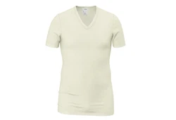 HERMKO Unterhemd 40488 Herren kurzarm Shirt mit V-Ausschnitt 40488