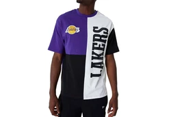 New Era T-Shirt NBA Cut and Sew Loslak lila/wh/bk