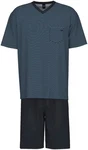 CALIDA Shorty Relax Streamline mit Langarm-Oberteil blau/schwarz sapphir