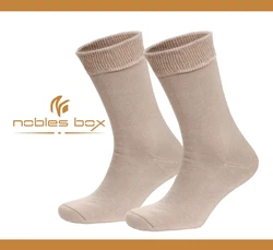 NoblesBox Thermosocken Herren Wintersocken Beige/Braun/Lila/Grau/Khaki