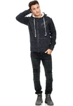 Rusty Neal Strickjacke Dunkelblau/Blau/Grau/Lila/Hellblau