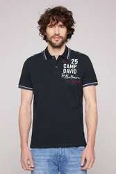 CAMP DAVID Poloshirt Dunkelblau/Schwarz