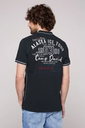 CAMP DAVID Poloshirt Dunkelblau/Schwarz