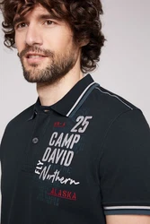 CAMP DAVID Poloshirt Dunkelblau/Schwarz