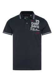 Poloshirt mit Label-Applikationen