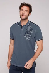 CAMP DAVID Poloshirt Dunkelblau/Blau/Grau