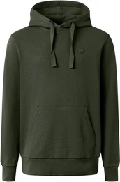 Hoodie Hood basic badge sweat - GOTS/Vegan mit Labeling in Brusthhe