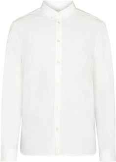 KnowledgeCotton Apparel Hemd Harald Weiß/Creme