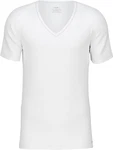 Calida Cotton Code V-Shirt Creme/Weiß/Grau