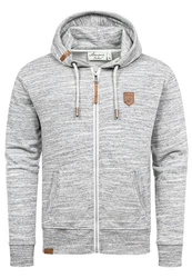 Amaci&Sons Kapuzenpullover Sweatjacke TARRANT Hellgrau/Grau