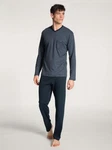 CALIDA Pyjama Relax Streamline Herren dunkler Saphir/Blau