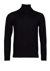 Roy Robson Strickpullover Herren-Pullover 1/1 Arm Dunkelblau/Schwarz
