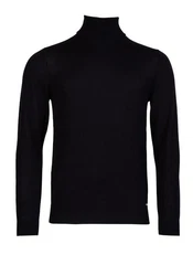Roy Robson Strickpullover Herren-Pullover 1/1 Arm Dunkelblau/Schwarz