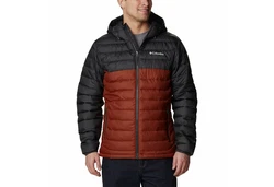 Columbia Powder Lite Hooded Jacket Rot/Braun/Orange