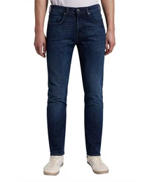 Regular-fit-Jeans BLD-Jack, dark blue used mustache
