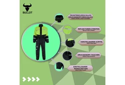 BULLDT Regenoverall BLD-Rainsuit-1 Herren Motorrad Regenkombi 