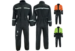 BULLDT Regenoverall BLD-Rainsuit-1 Herren Motorrad Regenkombi Gelb/Dunkelblau/Orange/Lila/Grün